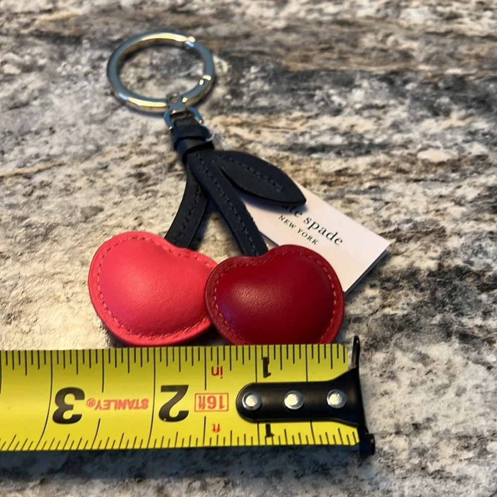 NWT ♠️ Kate Spade ♠️ Cherries Purse Charm/Key Holder - Picture 7 of 8